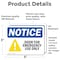 Signmission Door For Emergency Use Only, 5 in W x Rectangle, Vinyl Decal OS-2PACK-NS-D-35-L-15502 - alternate 6
